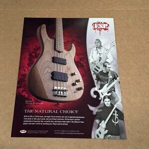 Carmine Rojas / Aaron Ruby / Jonathan Miller - ESP Guitars - 2007 Print Ad